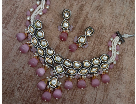 Pink Amara Necklace Set